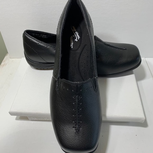 Easy street comfortable work shoes black 8ww - Picture 1 of 4